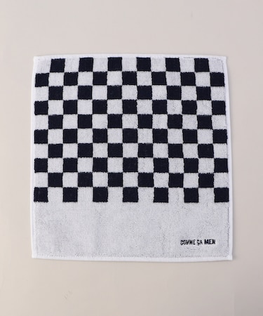市松柄 タオルハンカチ