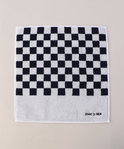 市松柄 タオルハンカチ