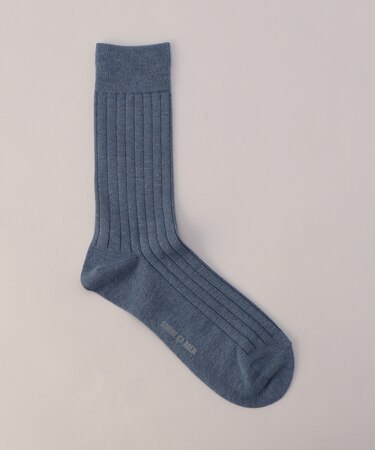 リブ クルーソックス