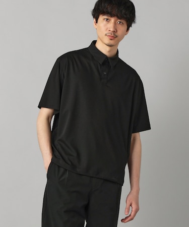 【COMME CA MEN BLACK】ドライテック 半袖ポロシャツ