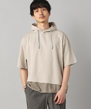 裾メッシュ切替 フーディー