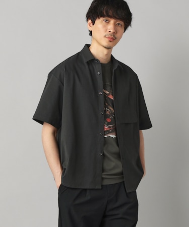 ドビーワッフル 半袖シャツ