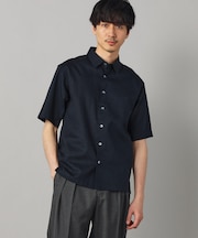 コットンウエーブ 半袖レギュラーカラーシャツ