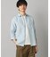 〔LIBECO 〕リネンブロード 7分袖レギュラーカラーシャツ