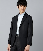 【セットアップ対応】エンボス千鳥 シングルテーラードジャケット