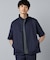 【吸水速乾・接触冷感】石川織り COOL MOTION コットンドビーストレッチ スタンドカラーブルゾン