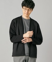 ダイヤ柄コンビ ハッピカーディガン