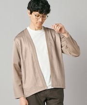 ダイヤ柄コンビ ハッピカーディガン