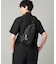 【COMME CA MEN BLACK】ネオプレーントライアングルボディーバッグ