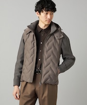 【3WAY】ニットコンビ シームレスダウンブルゾン