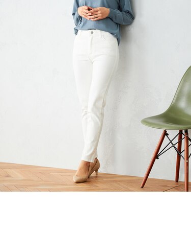 ストレッチ デニム スリムパンツ