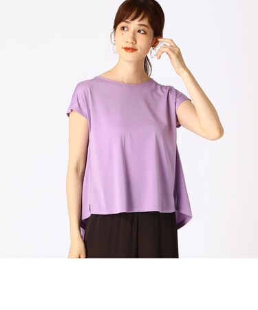 《ドライタッチ》 バックシャン カットソー