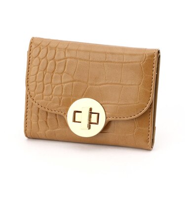 〈カラー豊富!!!〉クロコ調 型押し ミニ財布