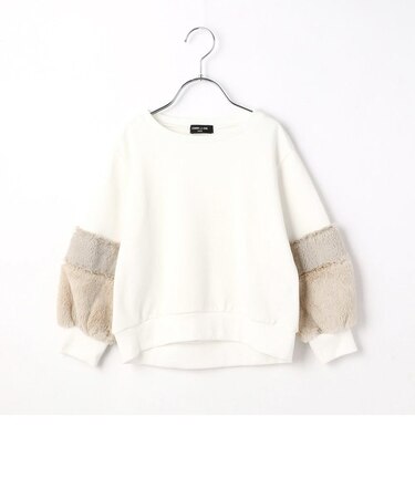 フェイクファー使い　プルオーバー