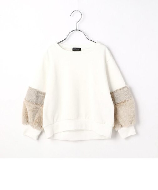 フェイクファー使い　プルオーバー