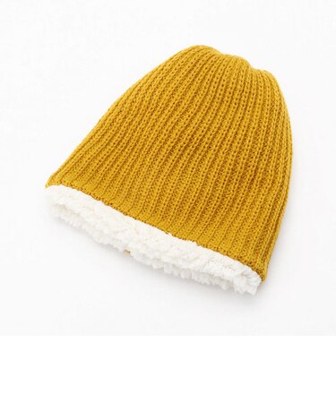 リバーシブル　ニットキャップ