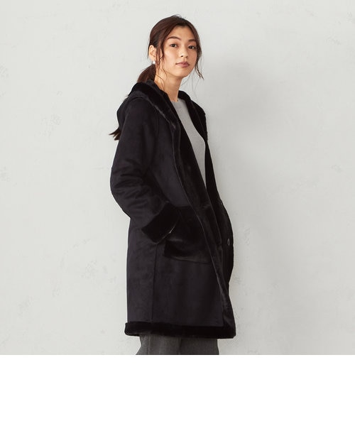 リバーシブル》 フェイクムートンコート｜コムサイズムの通販｜&mall