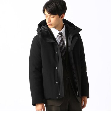 ハニカムフェイス ダウンブルゾン