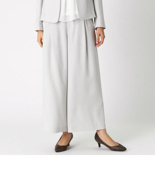 【セットアップ対応】タックワイドパンツ