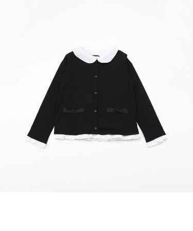 フェイクレイヤード 長袖ブラウス(140-160cm)