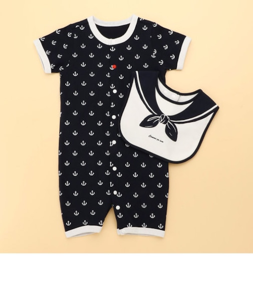 半袖ツーウェイオールとスタイのギフトセット（50-70サイズ）