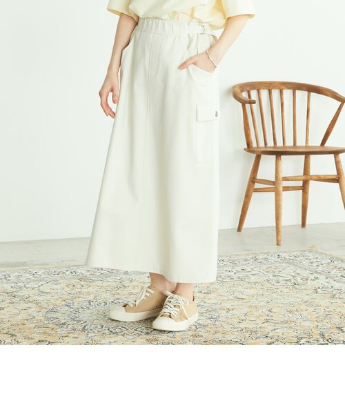 Jスコーン様✨訳あり新品✨ウエストゴムで楽ちんnop de nodロングスカート ✨訳あり新品✨ウエストゴムで楽ちんnop de nod はきやすい