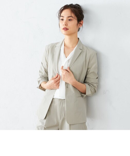 【セットアップ対応】ウォッシャブル  テックスブリッド テーラードジャケット