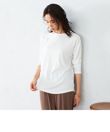 バックスリット ロングＴシャツ