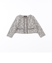 ジャージーツィード ボレロ カーディガン(100-130サイズ)