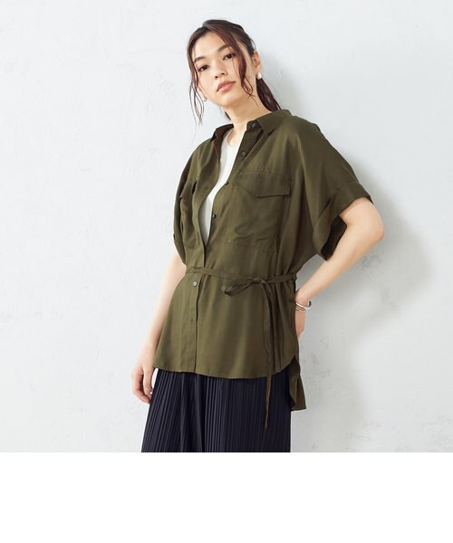 SATOKA サトカ　サファリシャツ SATOKA サトカ サファリシャツ SATOKA サトカ サファリシャツ