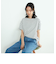 〈オーガニックコットン〉バックスリットボーダー半袖Ｔシャツ