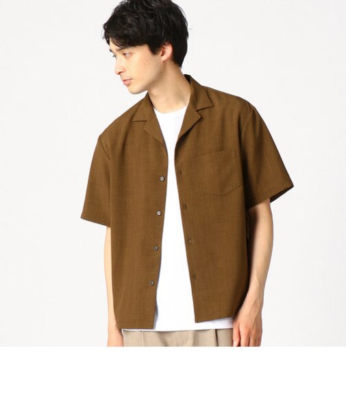 【セットアップ対応】オープンカラーシャツ