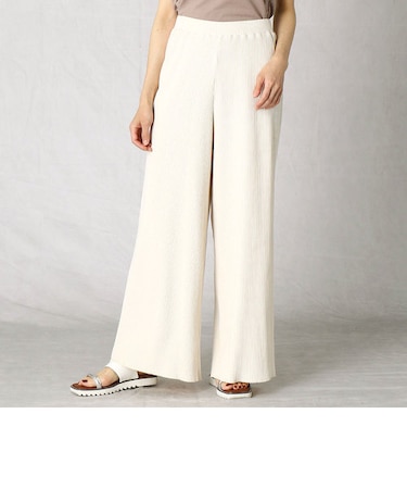 ジャージーテレコ　ワイドパンツ