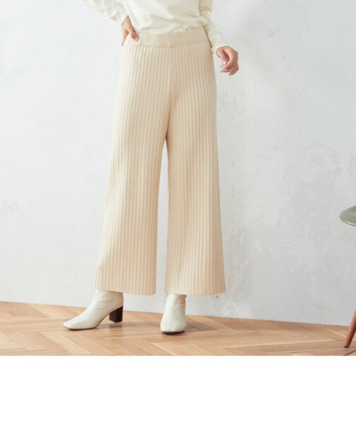 【セットアップ対応】 ニットパンツ