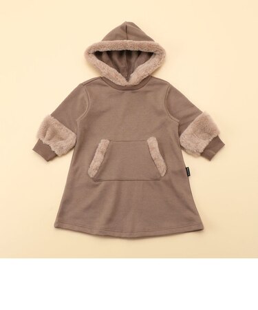 フェイクファー　ワンピース(80・90サイズ)