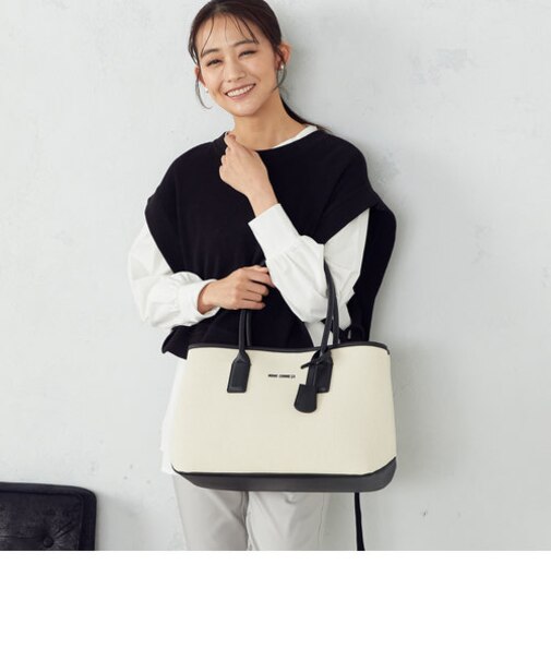 ポーチ付き　キャンバストートバッグ
