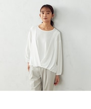 【防シワ】シフォン　ブラウス
