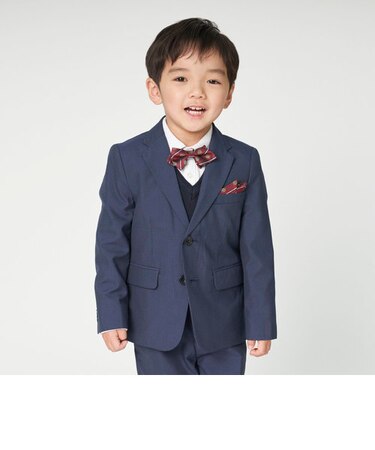 マイクロチェック柄　ジャケット(110-130cm)