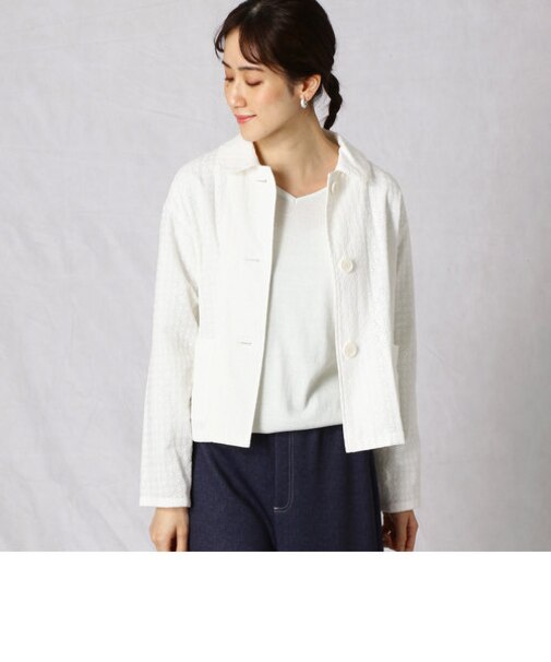 刺繍レース　ジャケット