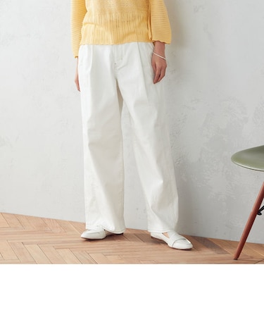 ★ＴＶドラマ着用商品★  【サスティナブル】 リサイクルデニム　ワイドパンツ