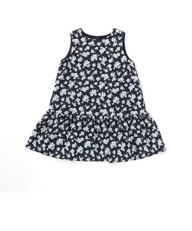 【リバーシブル】フラワープリント　ワンピース