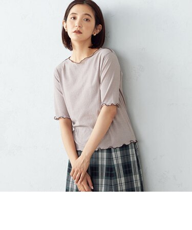 シアー　カットソー