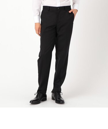 【セットアップ対応】ウォッシャブル  ギャバ ストレッチ テーパードパンツ