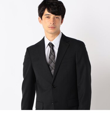 【シルク100％】シャドーチェック ネクタイ