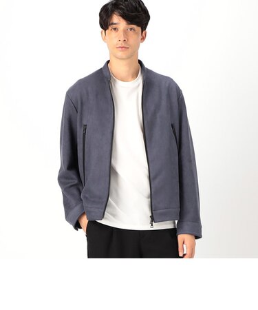 フェイクスエード ライダースジャケット