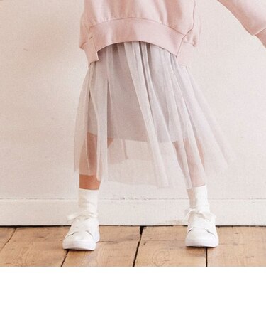 インナーキュロット付き　チュールスカート