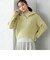 【Online Store限定カラー：ライラック、イエローグリーン】ハーフジップニット