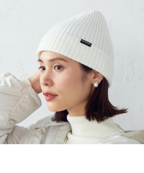 リブニット帽