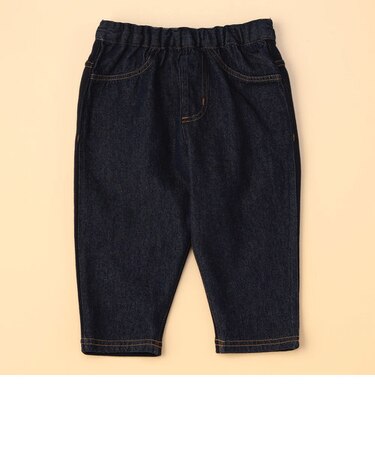 デニム×裏毛　テーパードパンツ(80・90cm)