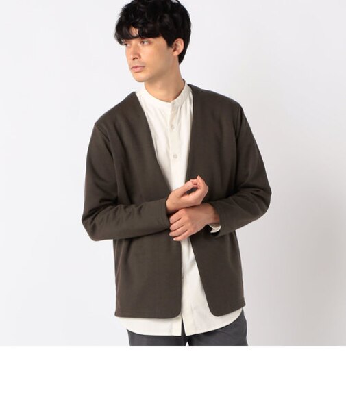 【ウォッシャブル】ジャージー　カーディガン